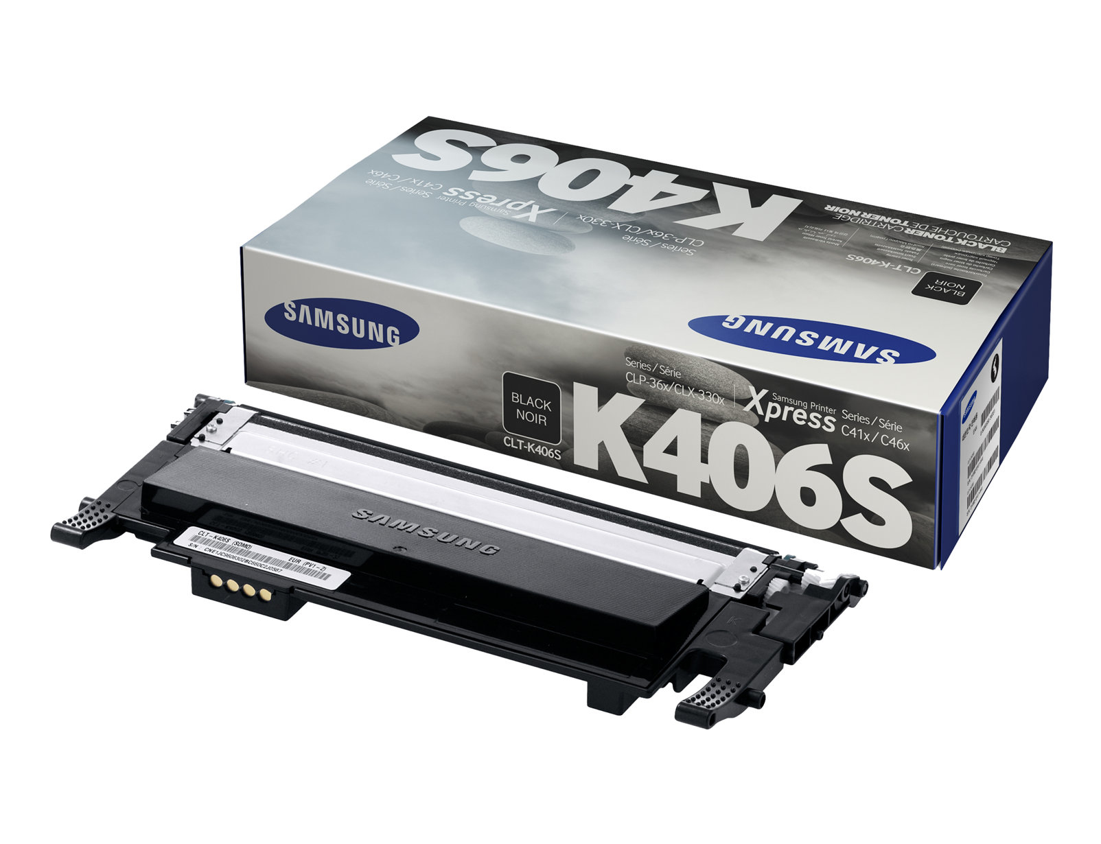 Samsung CLT-K406S - Schwarz - original - Tonerpatrone, Ansicht 2