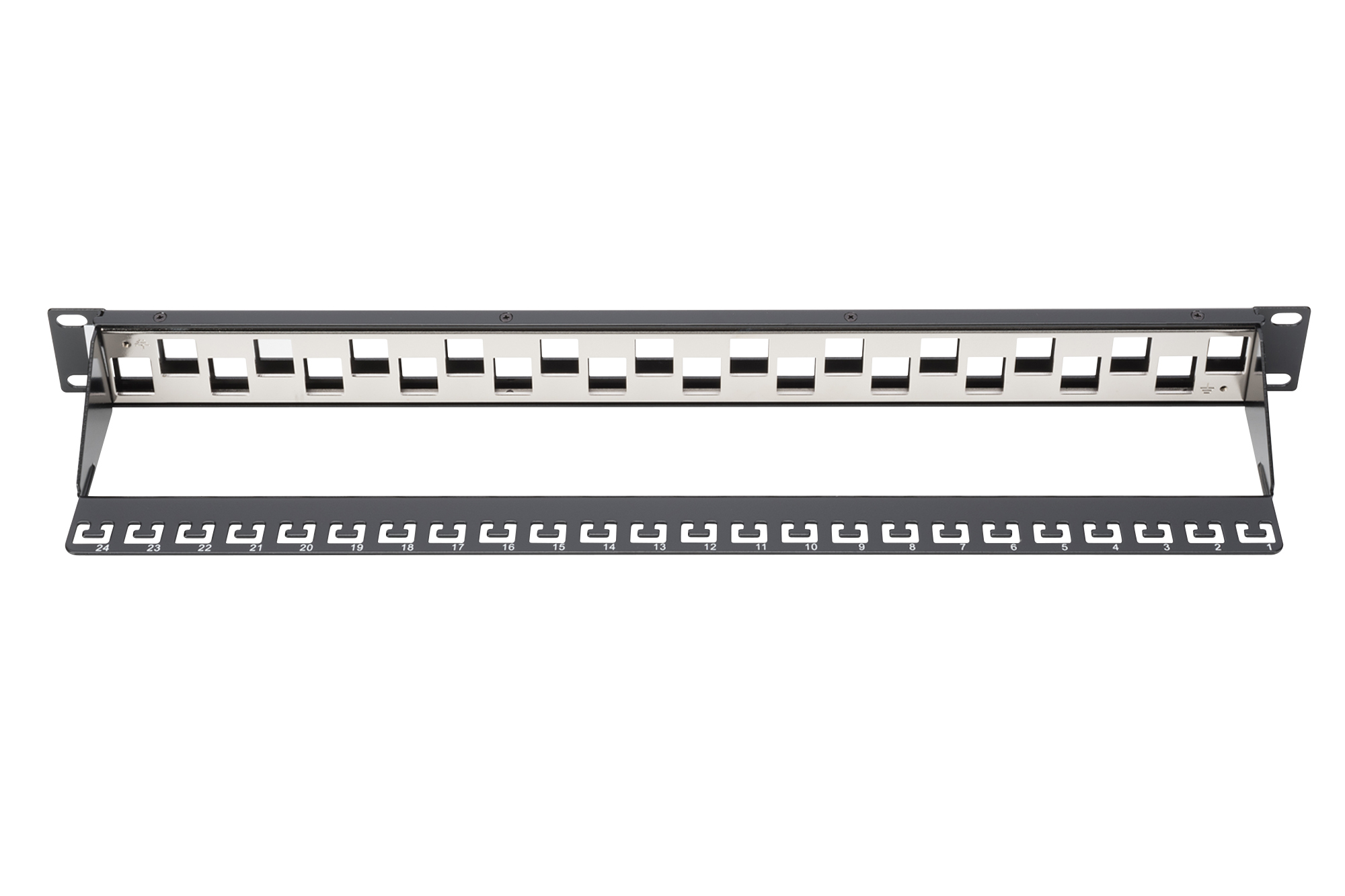 DIGITUS Modulares Patch Panel, 24-Port, abgestuft, Ansicht 2