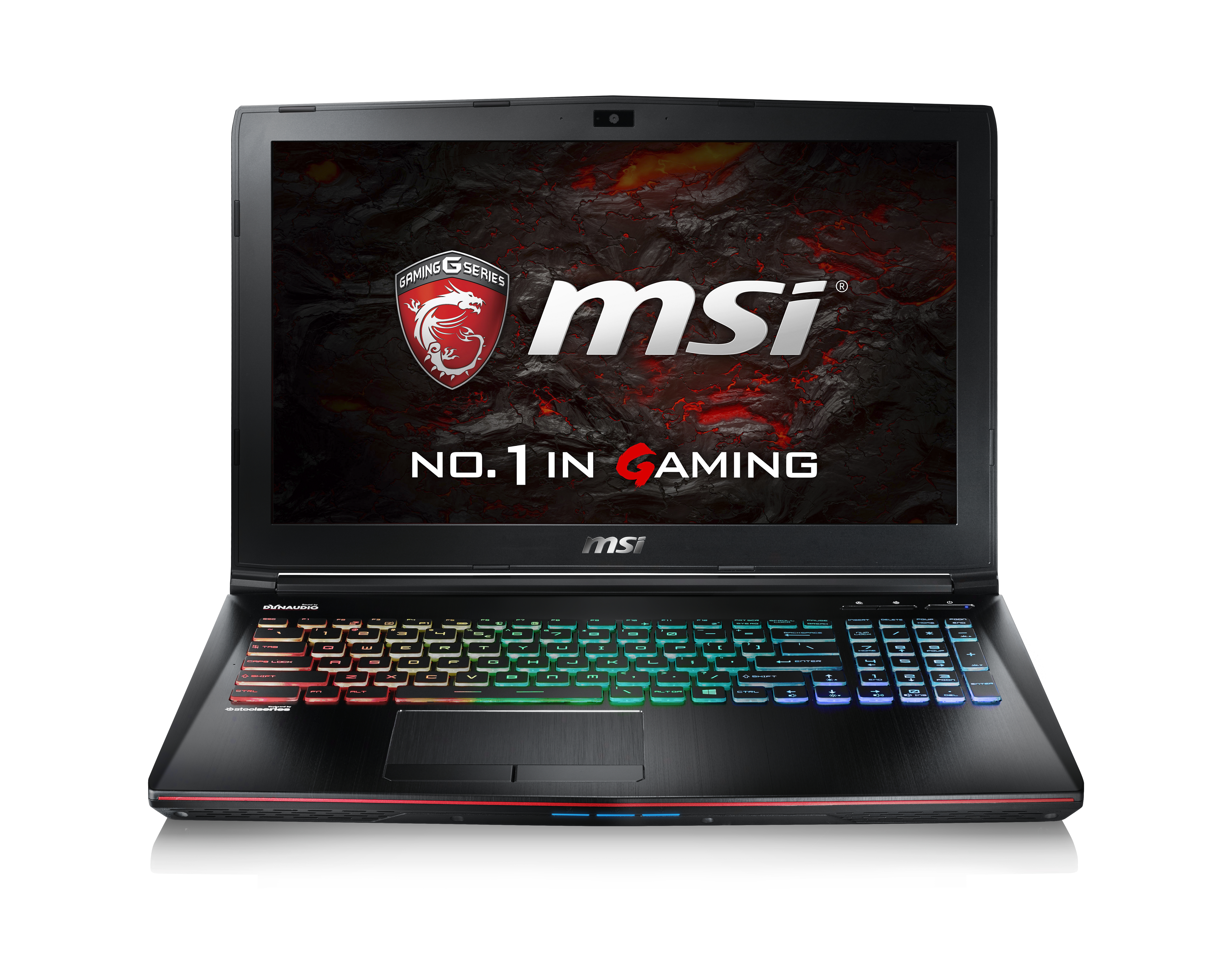 MSI Gaming GE62VR-6RF16H11 (Apache Pro) 2.6GHz I7-6700HQ 15.6Zoll 1920 x - Zdjęcie 1 z 1