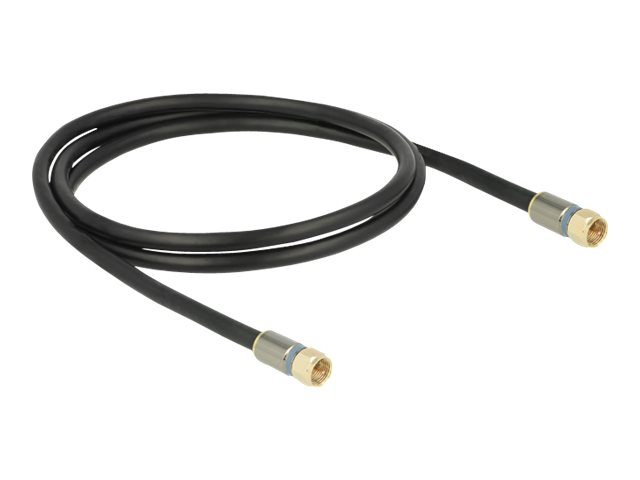 Delock Premium - HF-Kabel - F-Stecker männlich zu F-Stecker männlich