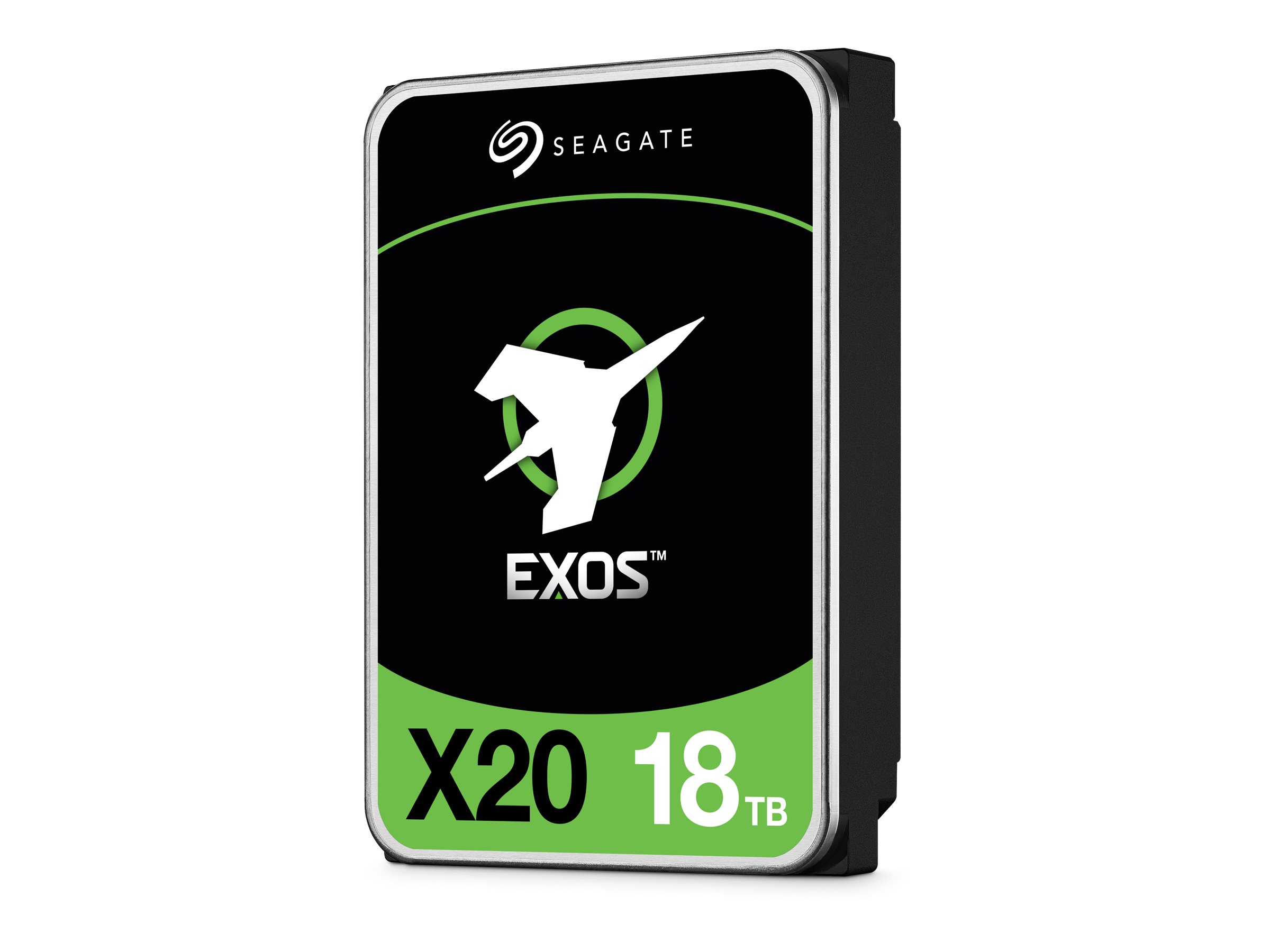 Seagate Exos X20 ST18000NM004D - Festplatte - verschlüsselt - 18 TB - intern - SATA 6Gbs - 7200 rpm - Puffer: 256 MB - Self-Encrypting Drive (SED)