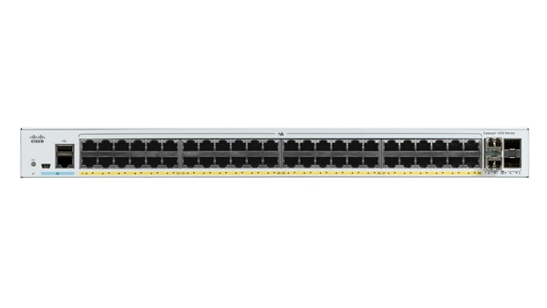 Cisco Catalyst 1000-48T-4G-L - Switch - managed - 48 x 10/100/1000 + 4 x Gigabit SFP (Uplink)