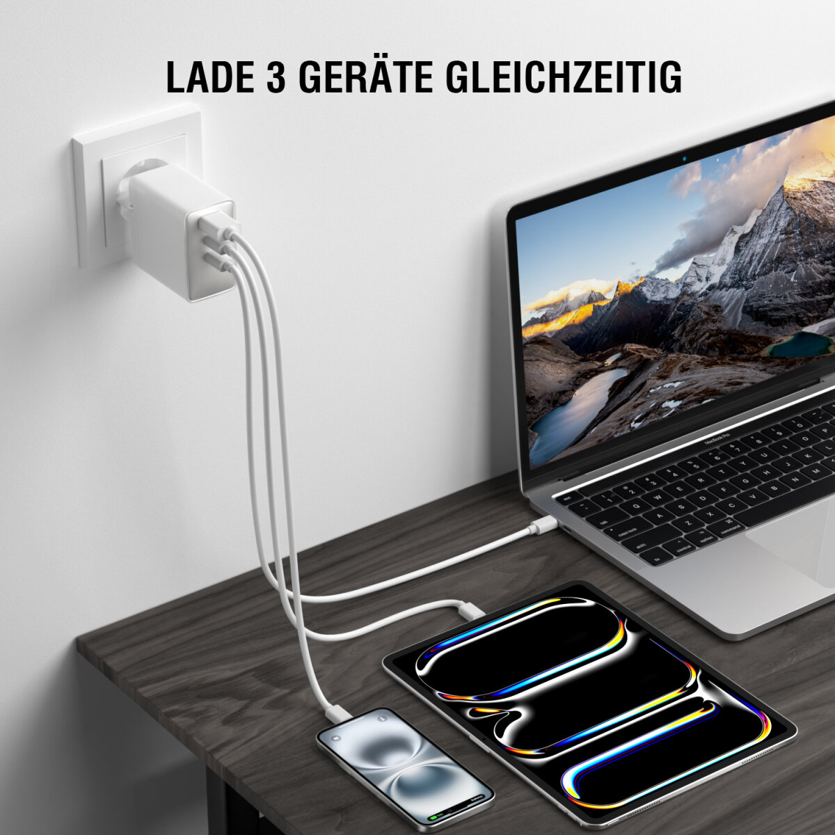 4smarts Netzladegerät GaN Pocket 100W 2C, Ansicht 4