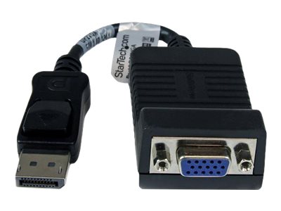 StarTech.com DisplayPort auf VGA Video Adapter - DP 20 Pin (St) zu VGA 15 Pin (Bu) Konverter - 1920x1200 - Display-Adapter - DisplayPort (M) zu HD-15 (VGA) (W) - 25 cm