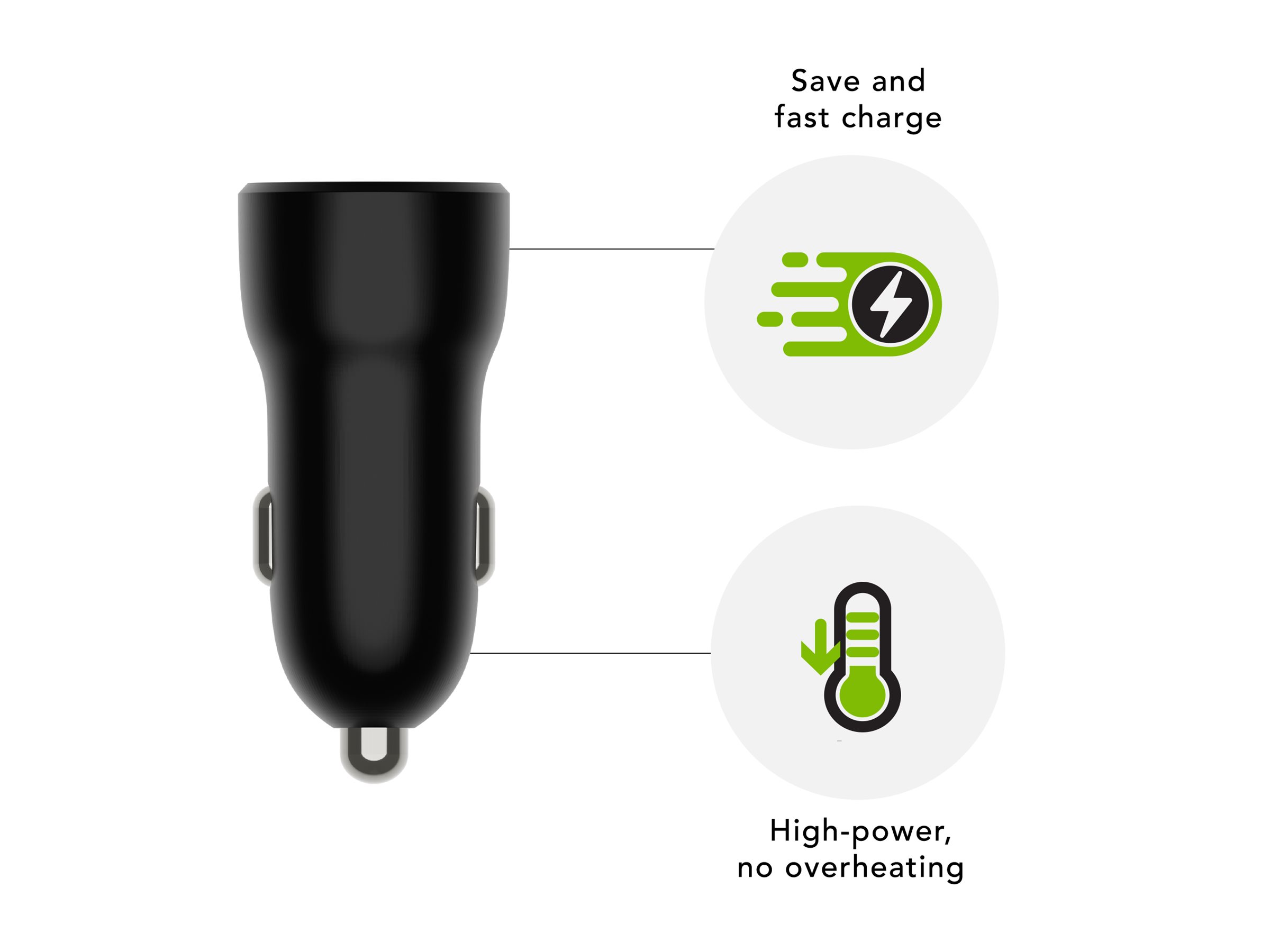 dbramante1928 re-charge - Auto-Netzteil - 30 Watt - PD (24 pin USB-C), Ansicht 3