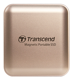 Transcend ESD420 - SSD - 2 TB - extern (tragbar) - USB 3.2 Gen 2x2 (USB-C Steckverbinder) - gold, Ansicht 3