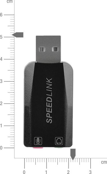 SPEEDLINK SL-8850-BK-01 VIGO - Soundkarte - Stereo, Ansicht 4