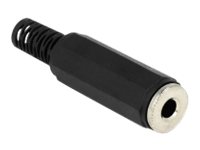 Delock Audio-Stecker - mini-phone stereo 3.5 mm weiblich
