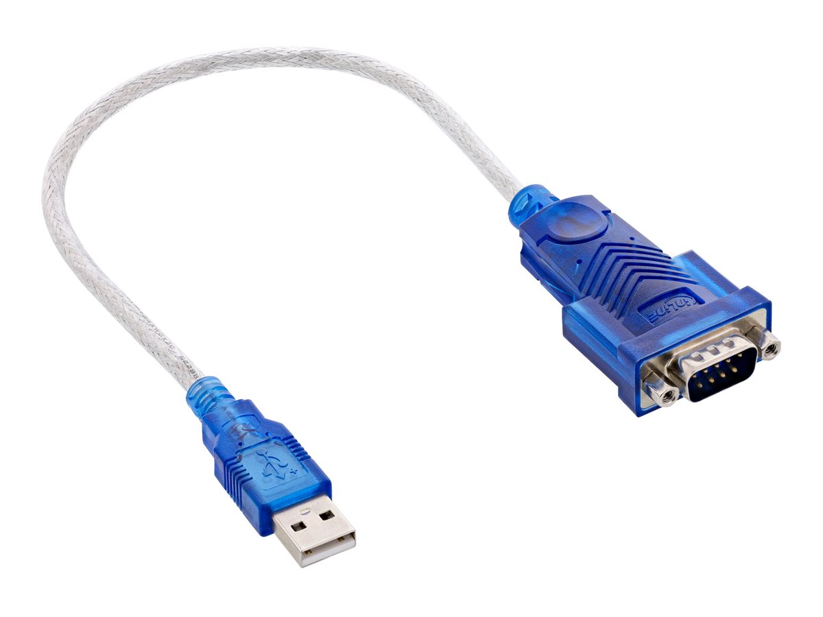 InLine USB zu Seriell Adapterkabel - Stecker A an 9pol Sub D Stecker