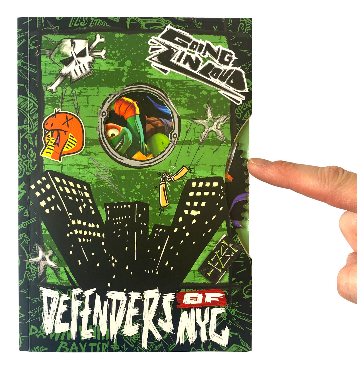 Thumbs Up ! Notizbuch - TMNT - Spinner, Ansicht 4