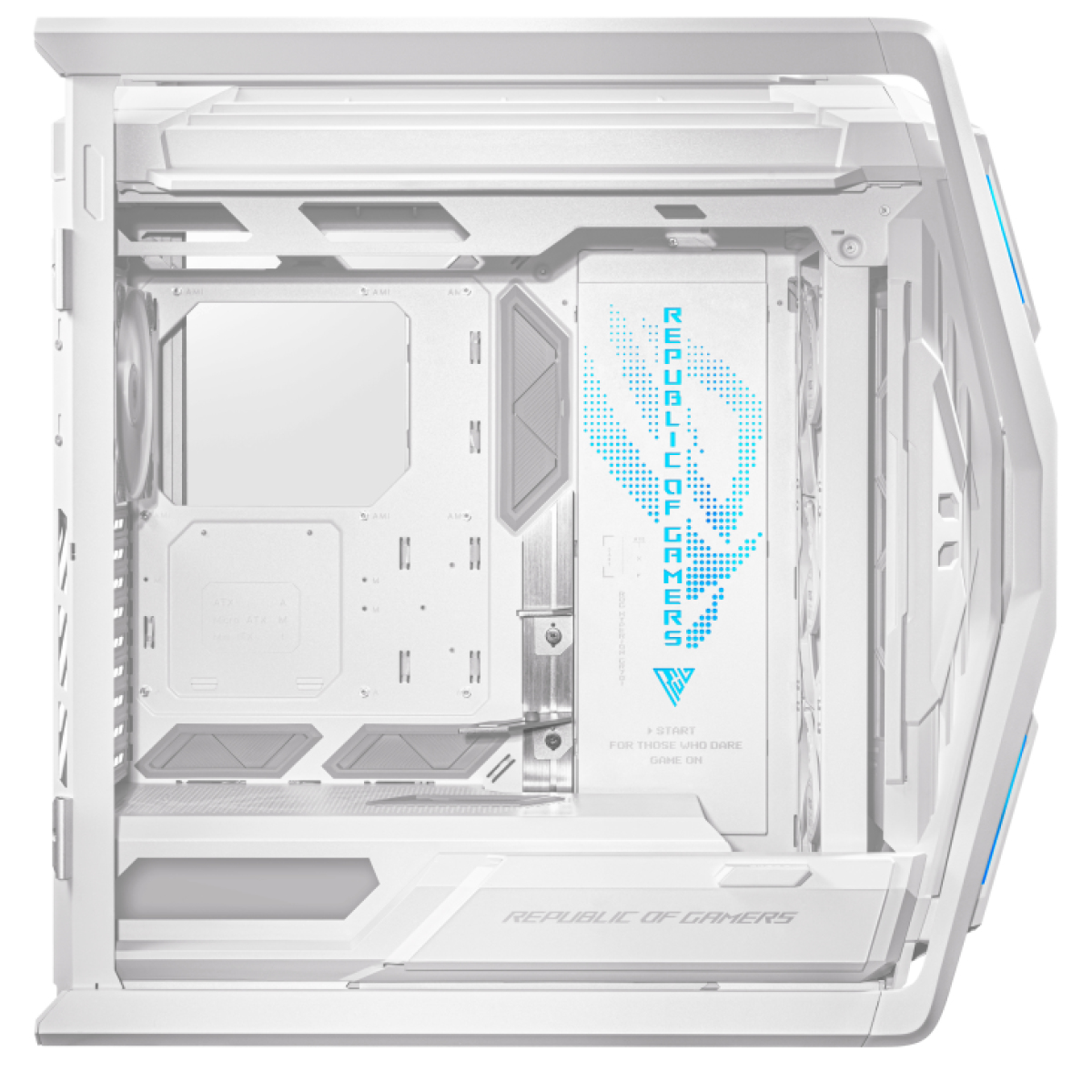 ASUS ROG Hyperion GR701 - Full Tower Gaming-Case - E-ATX - Seitenteil mit Fenster (gehärtetes Glas), Ansicht 2