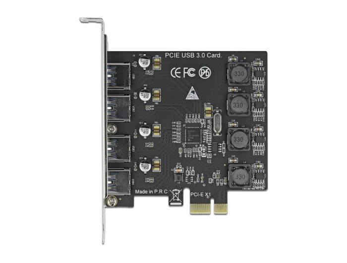 Delock 90509 - PCIe - USB 3.2 Gen 1 (3.1 Gen 1) - PCIe 2.0 - China - 5 Gbit/s - 0 - 40 °C