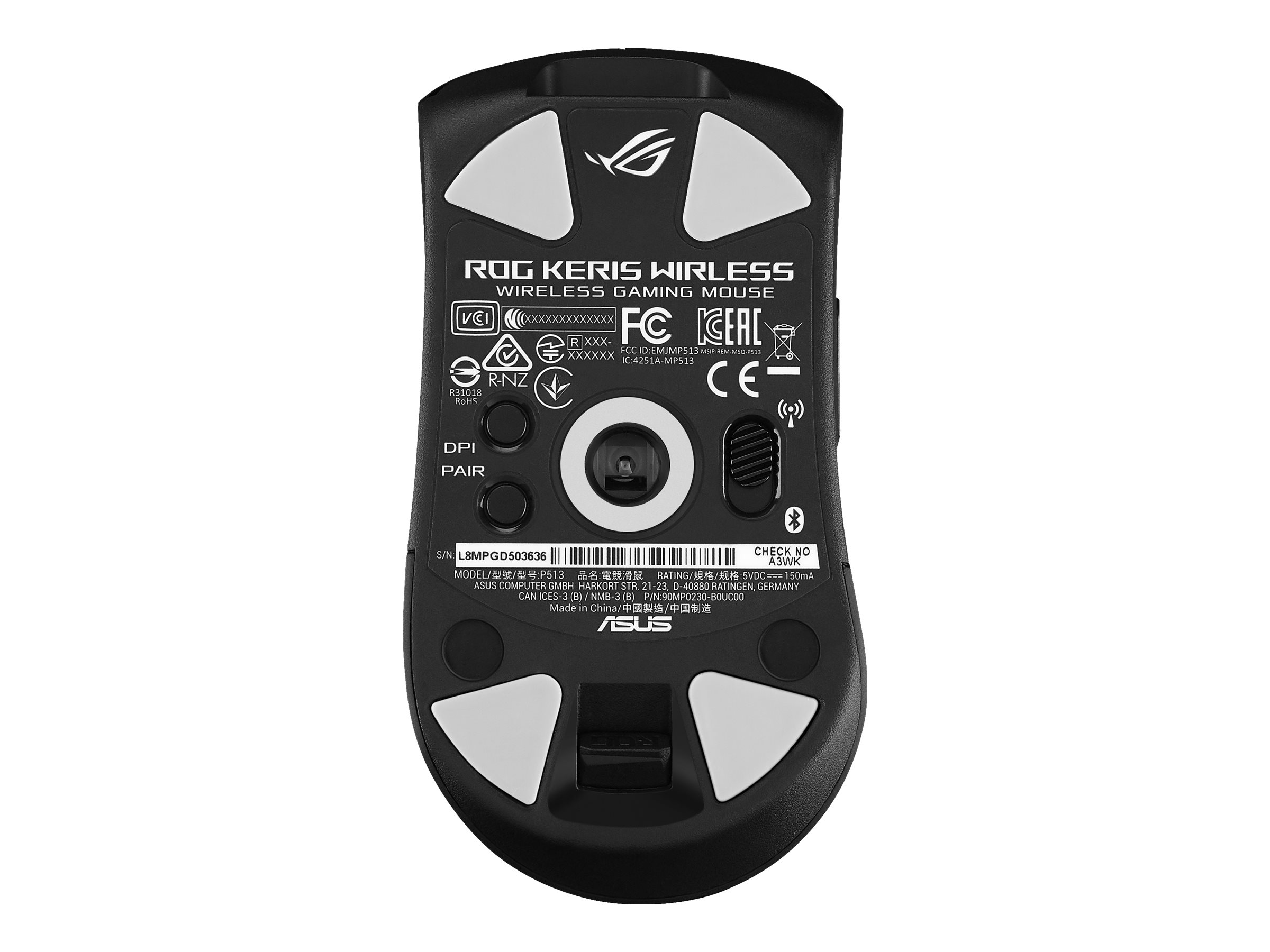 ASUS ROG Keris Wireless - Maus - ergonomisch