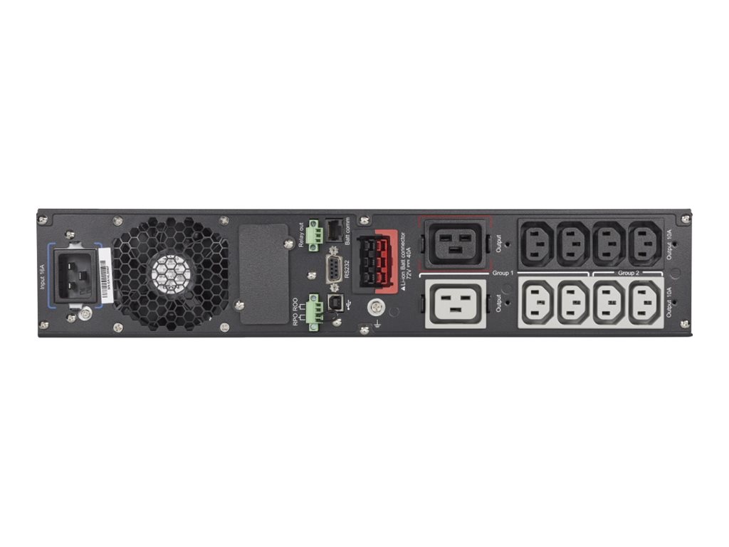Eaton 9PX 3000i RT2U - USV (in Rack montierbar/extern) - Wechselstrom 200/208/220/230/240 V - 3000 Watt - 3000 VA - 1-phasig - RS-232, USB - Ausgangsanschlüsse: 10 - PFC - 2U - 48.3 cm (19")