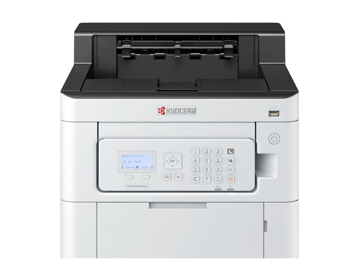 Kyocera ECOSYS PA4000cx - Drucker - Farbe - Duplex - Laser - A4/Legal - 1200 x 1200 dpi - bis zu 45 Seiten/Min. (einfarbig)