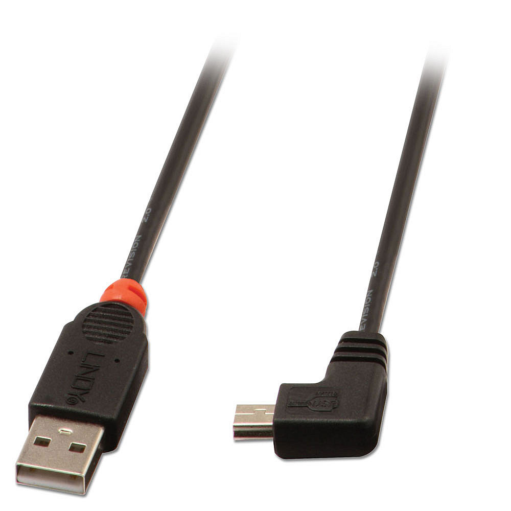 Lindy USB-Kabel - USB (M) zu Mini-USB, Typ B (M), Ansicht 2