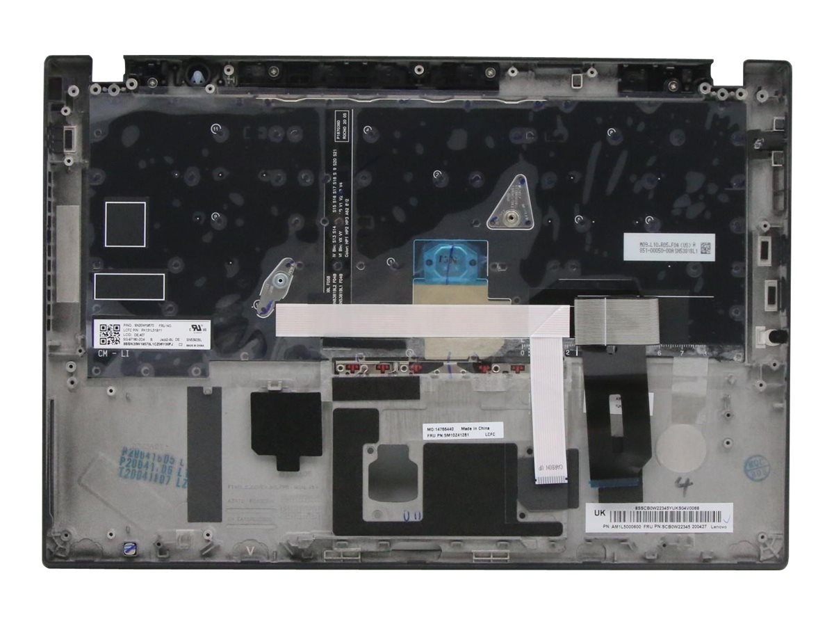 Lenovo Lite-On - Ersatztastatur Notebook - hinterleuchtet - TL: Deutsch, QWERTZ, Ansicht 4