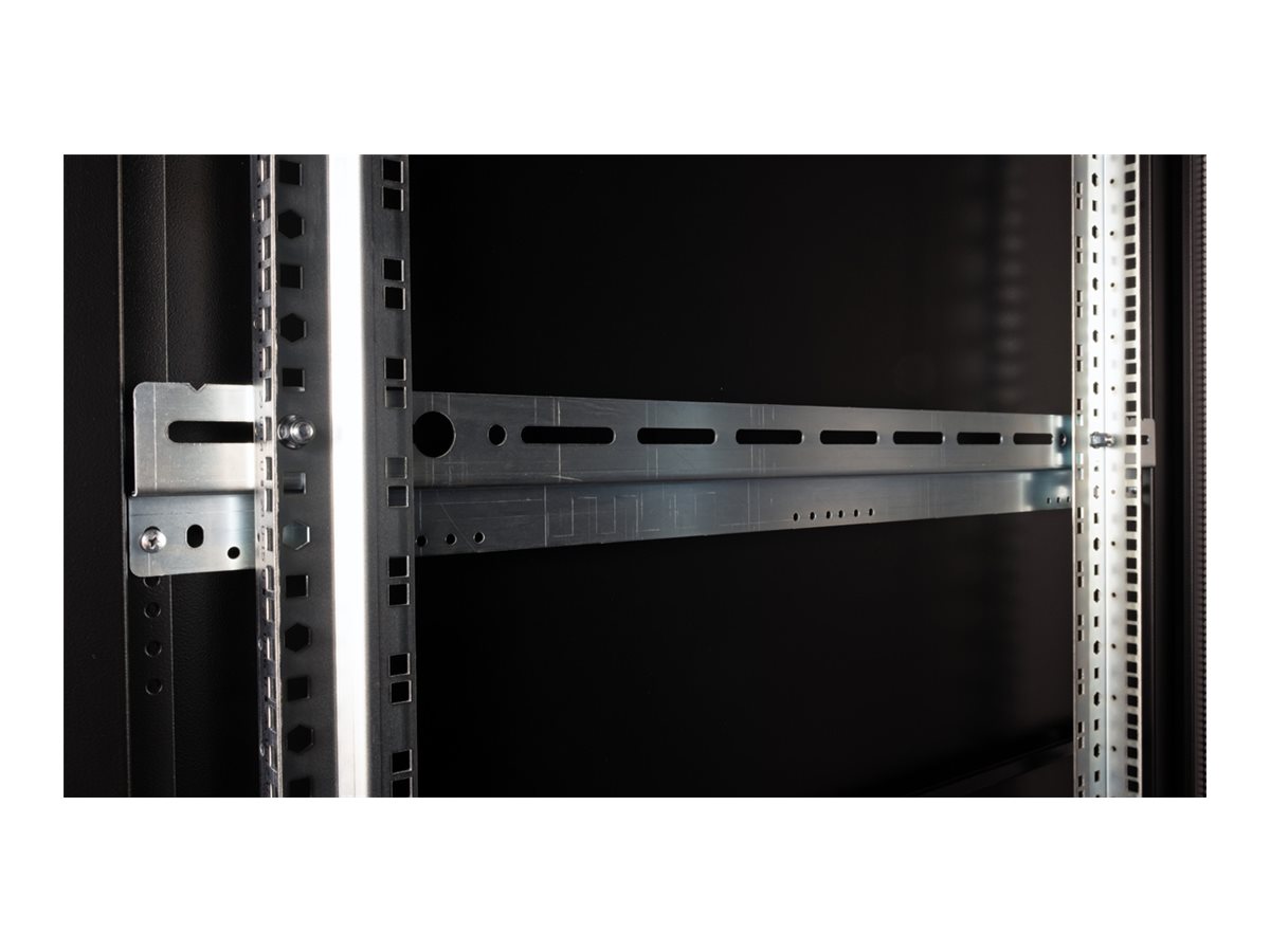 ROLINE 19 Zoll Serverschrank Pro 42 HE 600x1000 BxT schwarz Plexiglas, Ansicht 4
