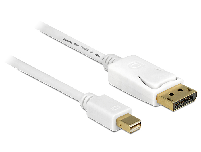 Delock 83485, 7 m, Mini DisplayPort, DisplayPort, Männlich, Männlich, 3840 x 2160 Pixel