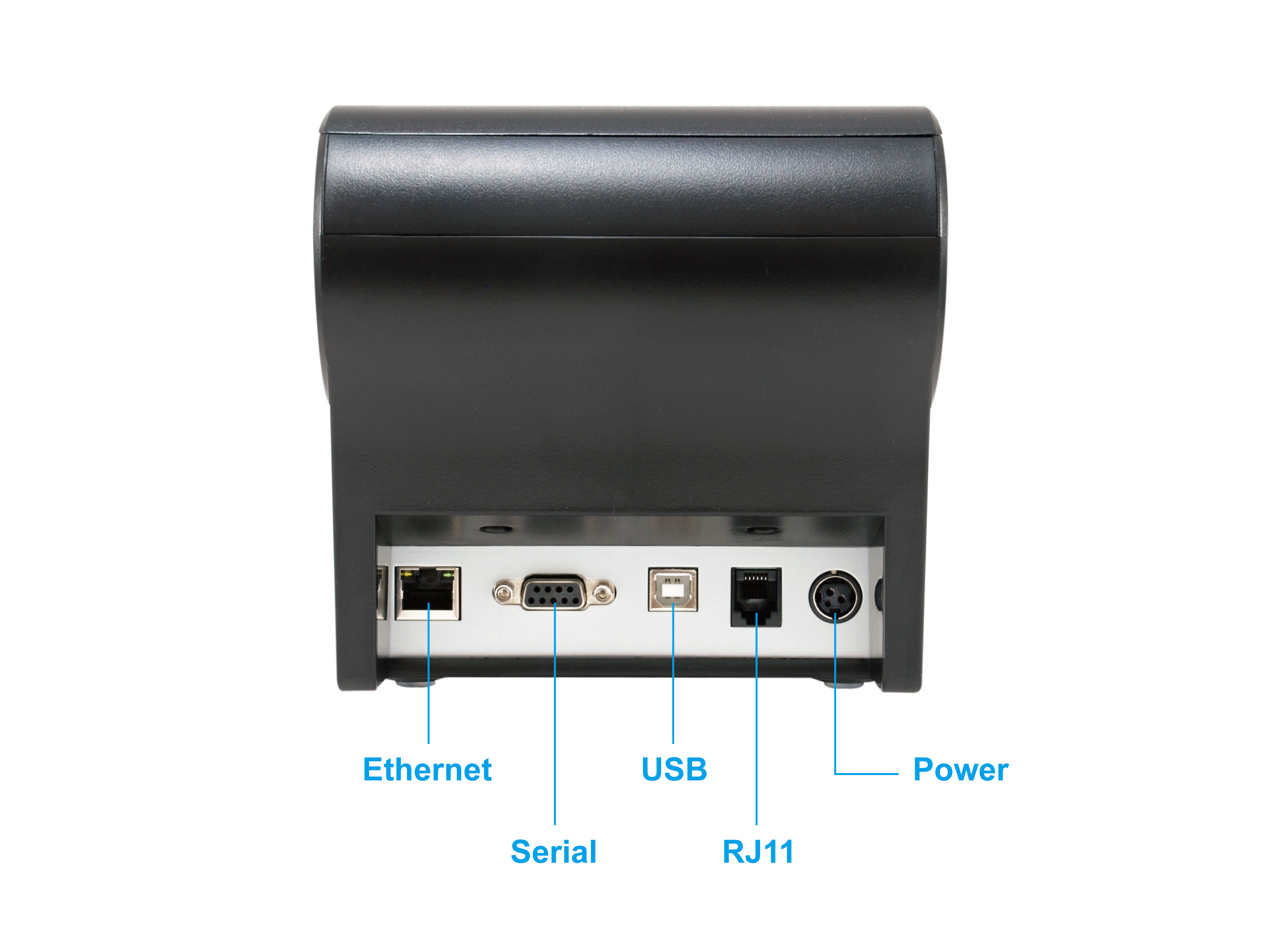 Equip Thermodrucker 58/80mm USB/Ethernet/Serial/+ schwarz - POS-Drucker - Thermotransferdruck, Ansicht 3