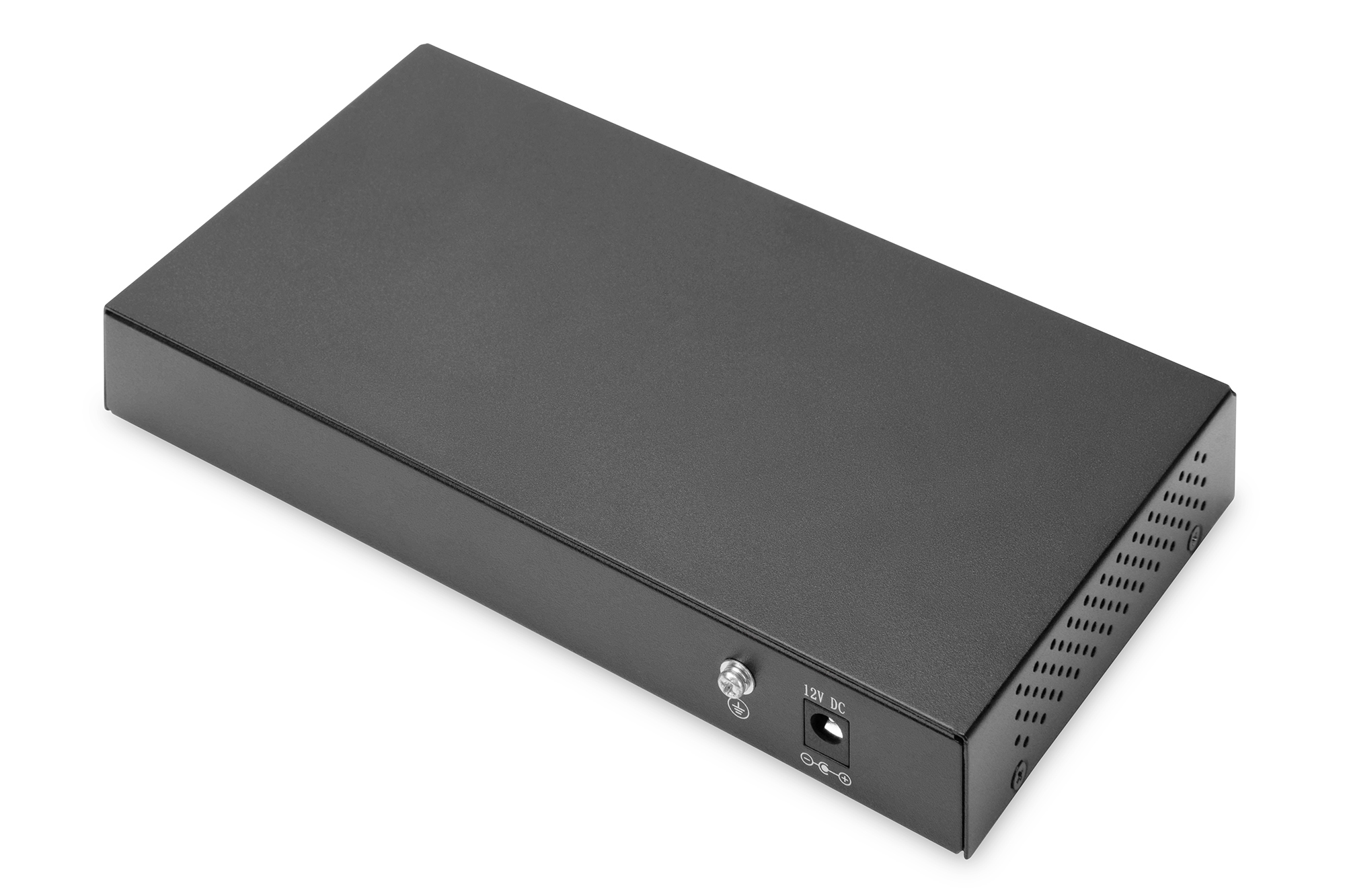 DIGITUS 8-Port Gigabit + 2 Gigabit SFP Ports - Unmanaged - Gigabit Ethernet (10/100/1000) - Vollduplex, Ansicht 2