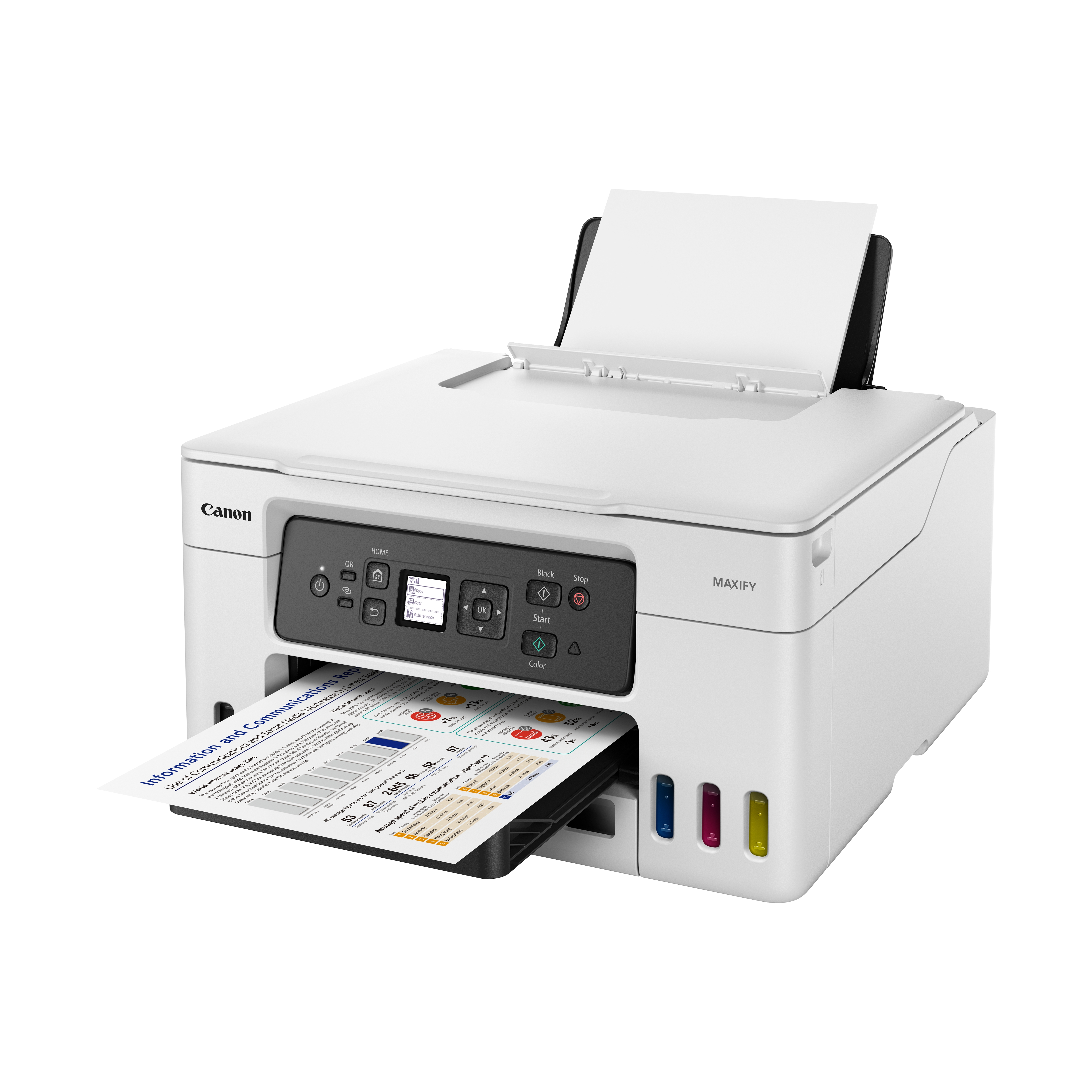 Canon MAXIFY GX3050 - Multifunktionsdrucker - Farbe - Tintenstrahl - nachfüllbar - Legal (216 x 356 mm), Ansicht 2