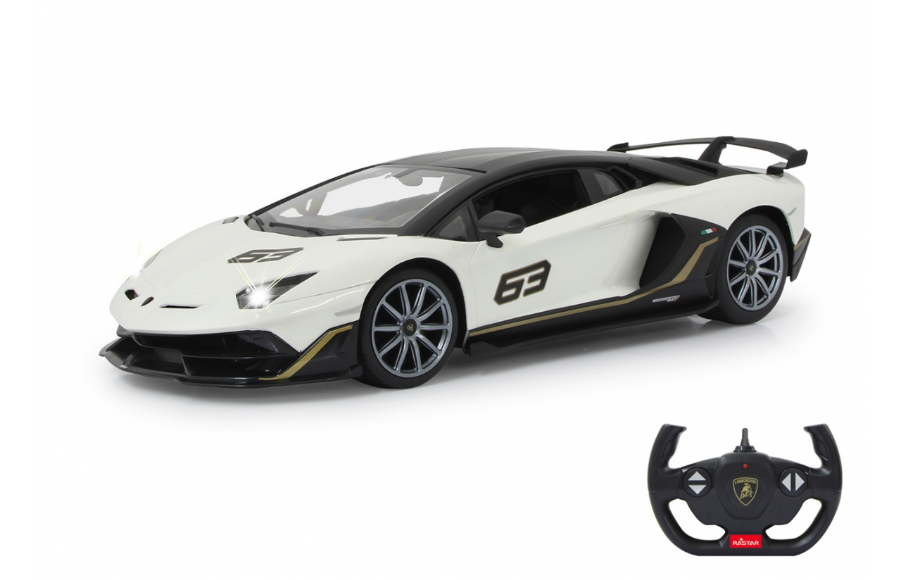 JAMARA Lamborghini Aventador SVJ Performance 1:14 weiß 2.4GHz A - Sportwagen - Elektromotor - 1:16 - Betriebsbereit(RTR), Ansicht 3