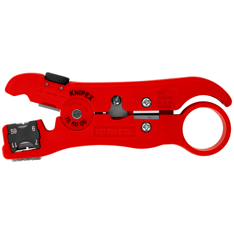 KNIPEX Kabel-Abisolierzange - für Koax- und, Ansicht 3