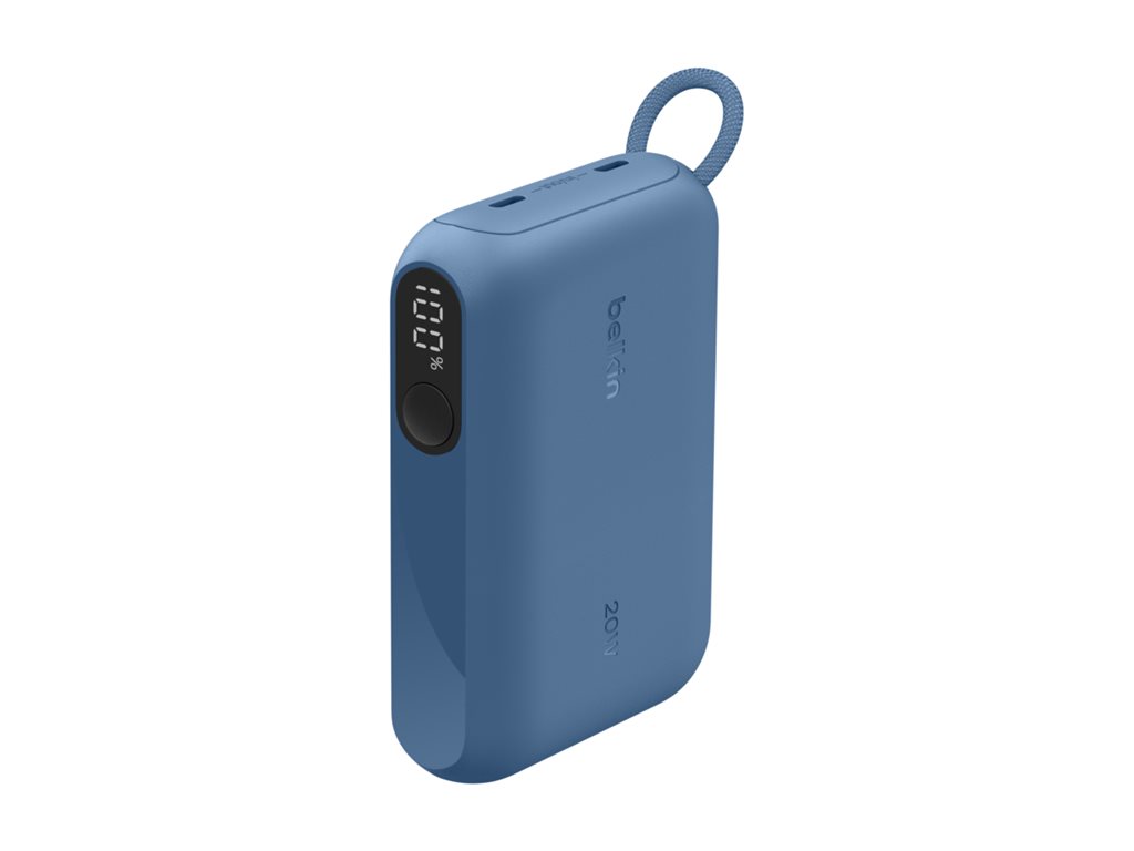 Belkin BoostCharge - Powerbank - mit Display - 10000 mAh - 20 Watt - PD - 2 Ausgabeanschlussstellen (24 pin USB-C), Ansicht 4
