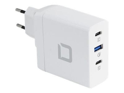 Dicota Universal PRO - Netzteil - GaN-Technologie - 100 Watt - 5 A - PD 3.0, QC 4.0+ - 3 Ausgabeanschlussstellen (2 x USB-C, USB)