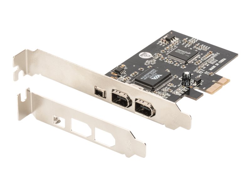 DIGITUS PCI Express Karte Firewire 1394a (3+1 Port)