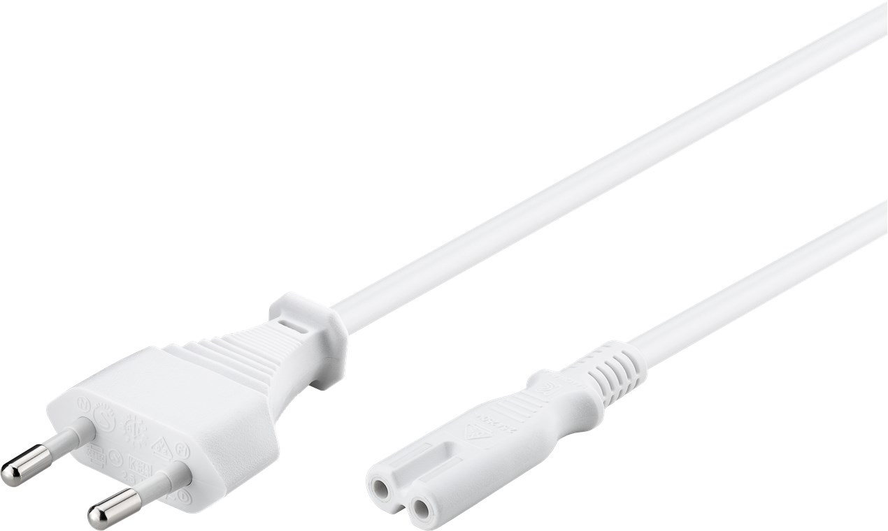 Goobay Stromkabel - Eurostecker (M) bis IEC 60320 C7, Ansicht 2