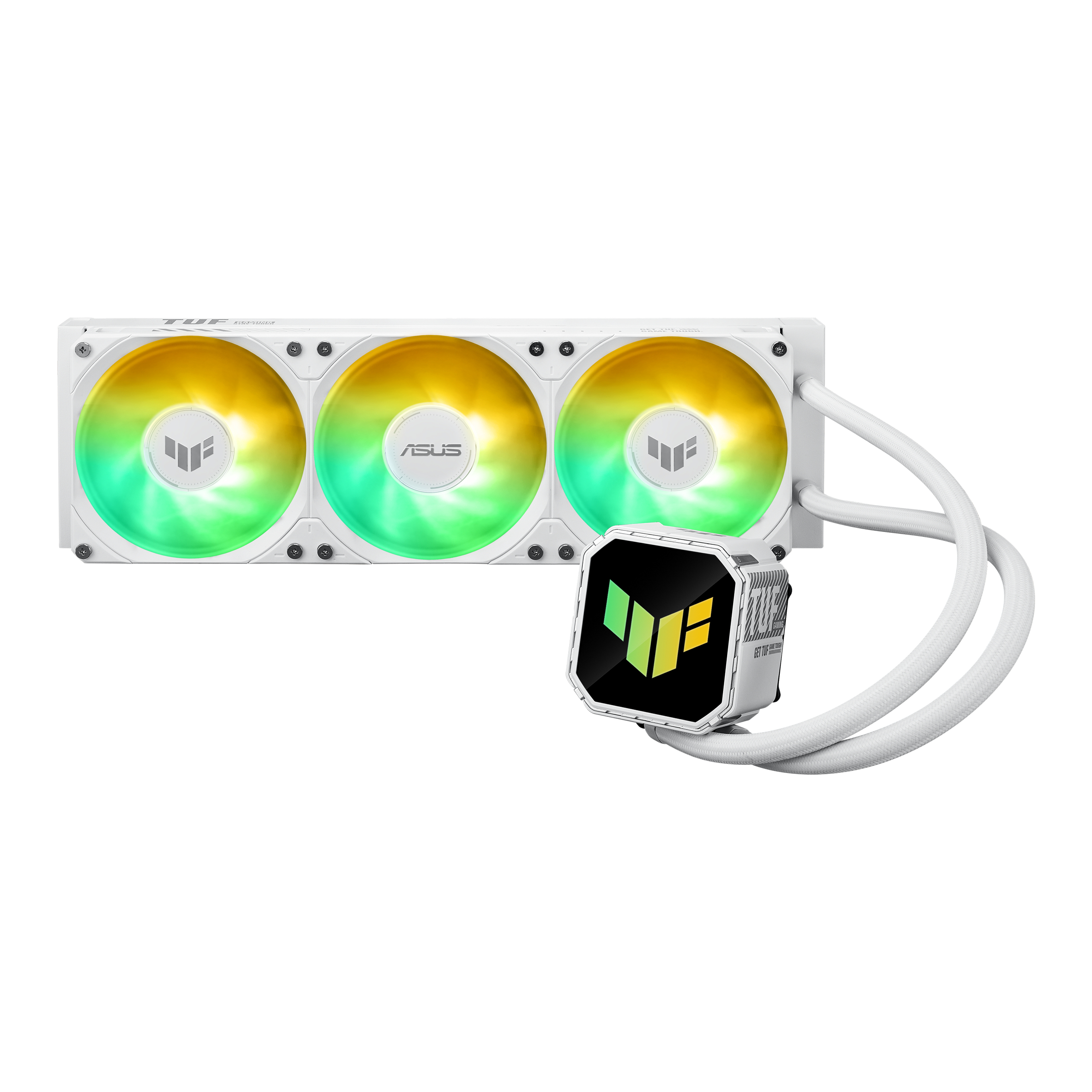 ASUS TUF Gaming LC III - White Edition - Wasserkühlung - Kühlergröße: 360 mm - (für: LGA1700, LGA1200, AM4, AM5,...), Ansicht 3