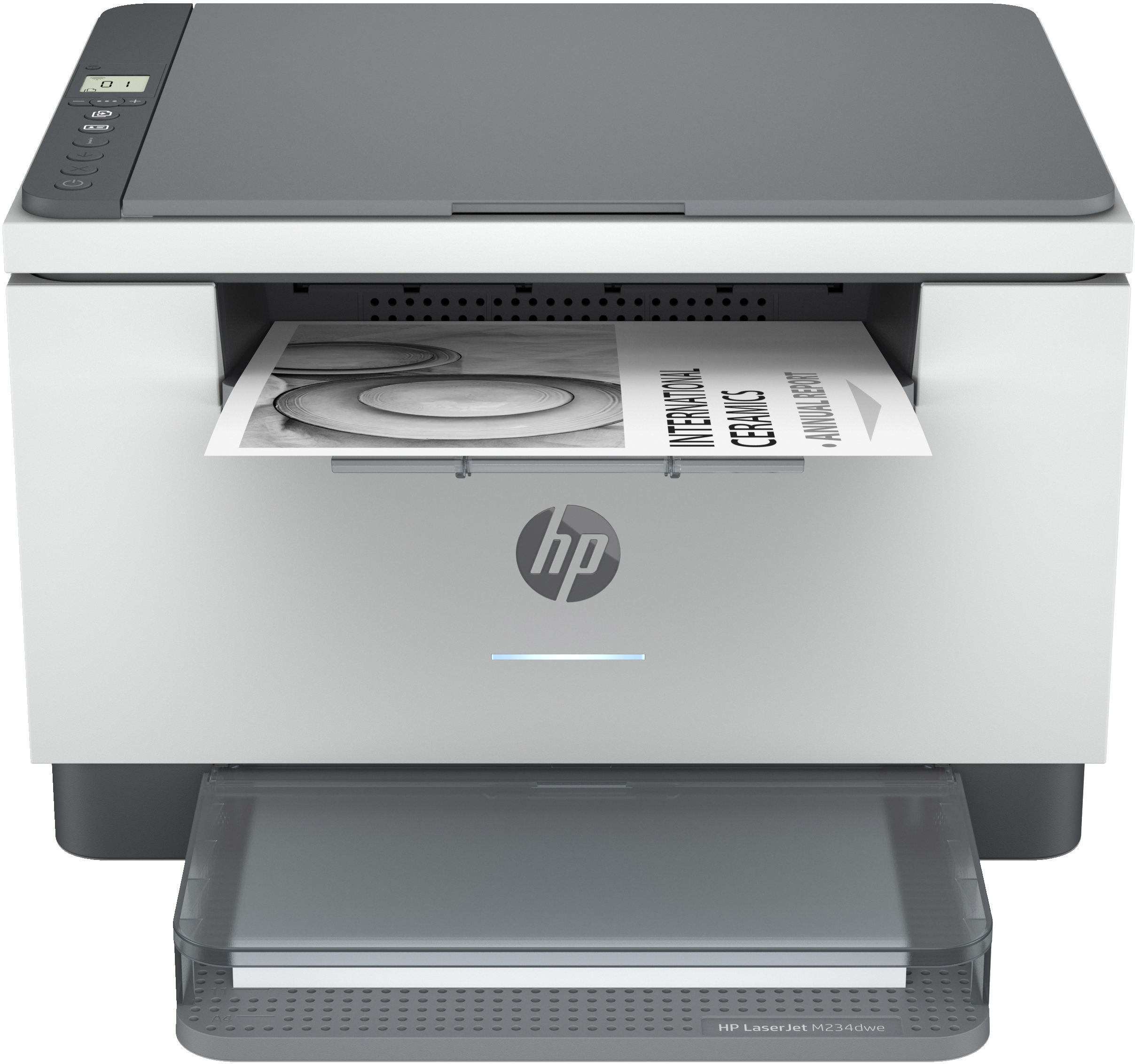 HP LaserJet MFP M234dwe Drucker - Schwarzweiß - Drucker für Home und Home Office - Drucken - Kopieren - Scannen - +; Scannen an E-Mail; Scannen an PDF - Laser - Monodruck - 600 x 600 DPI - A4 - Direktdruck - Grau