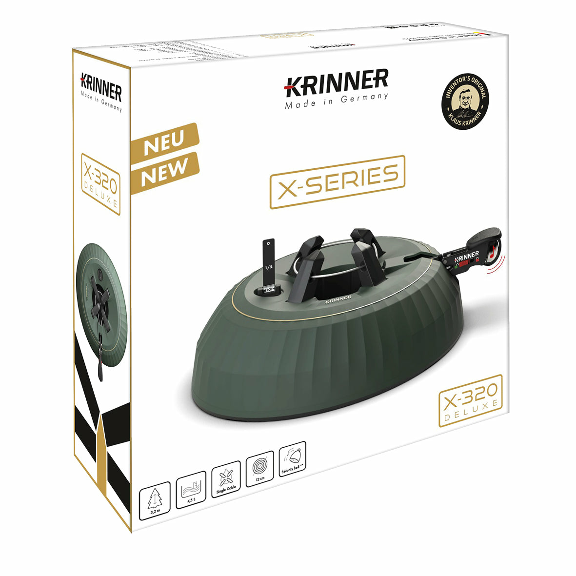 Krinner X-320 Deluxe - Grün - 4.5 l, Ansicht 4