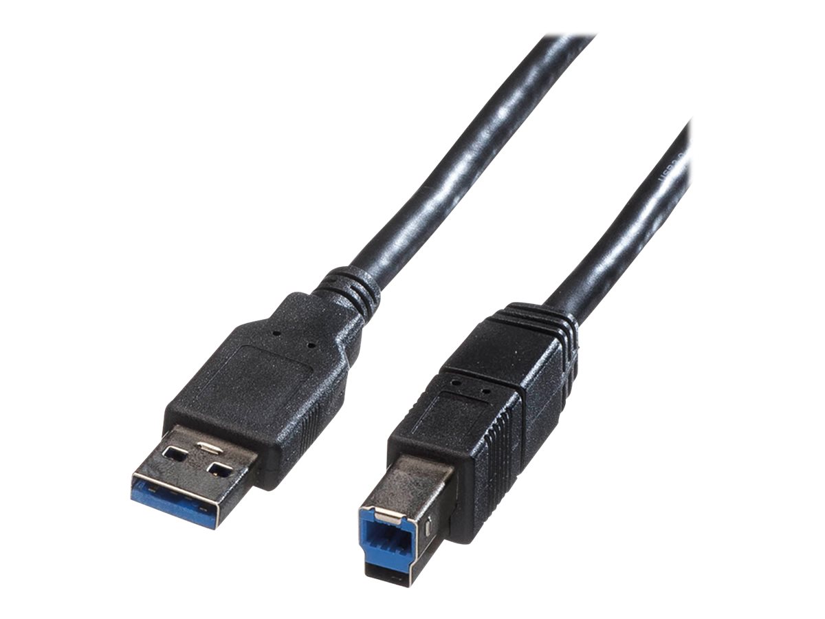 ROLINE USB3.2 Gen1 Cable A-B. MM. Black. 3.0m (2546149)