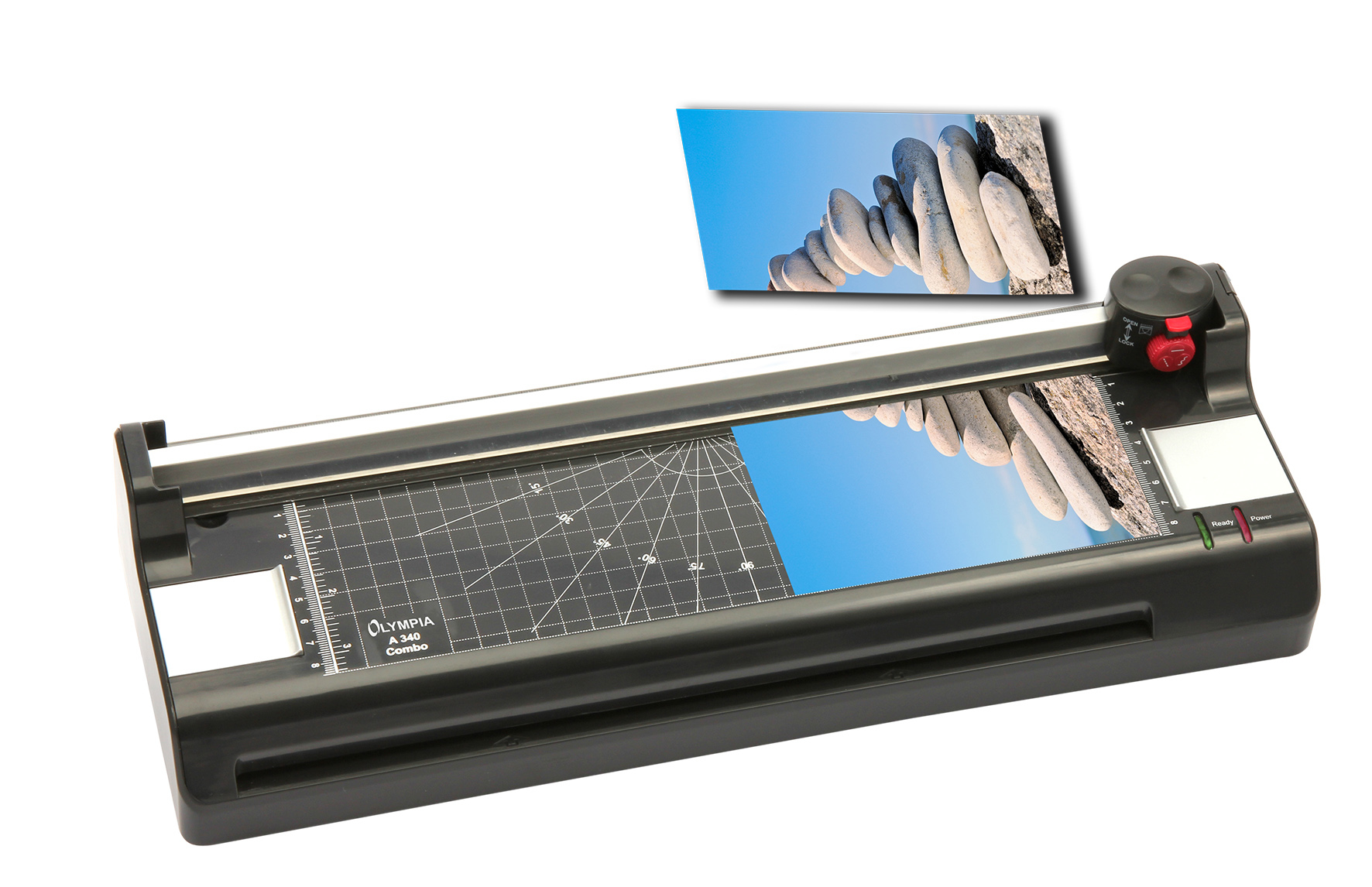 Olympia A 340 Combo - 33 cm - Kalt-/Warmlaminator - 250 mm/min - 0,5 mm - A3 - Manuell, Ansicht 3