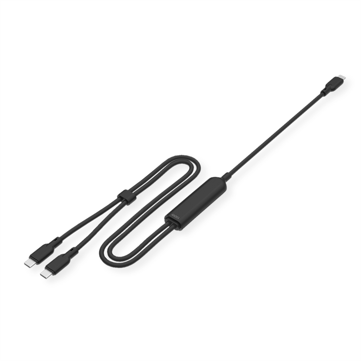 VALUE USB-C Splitter-Ladekabel 100W - Kabel - Digital/Daten