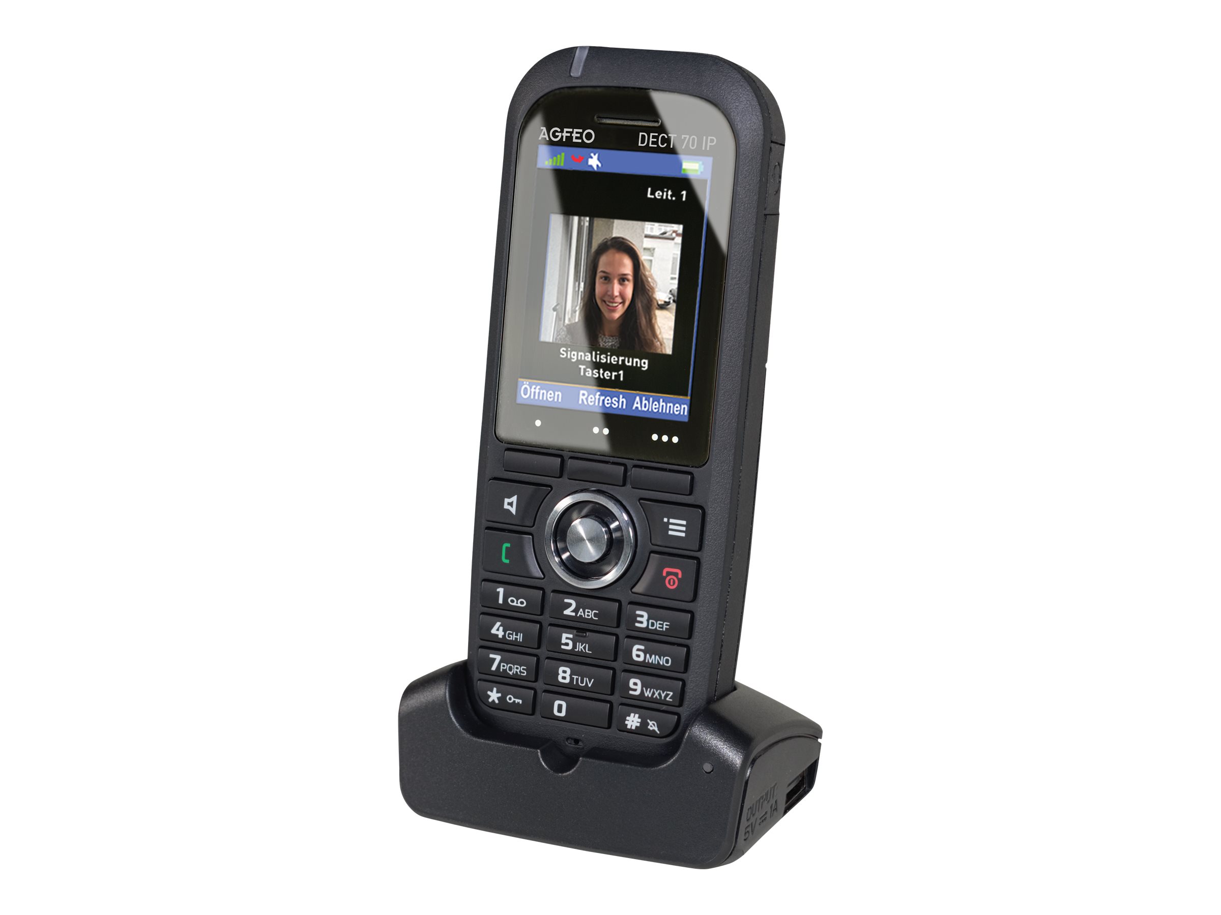 AGFEO DECT 70 IP - Schnurloses Erweiterungshandgerät