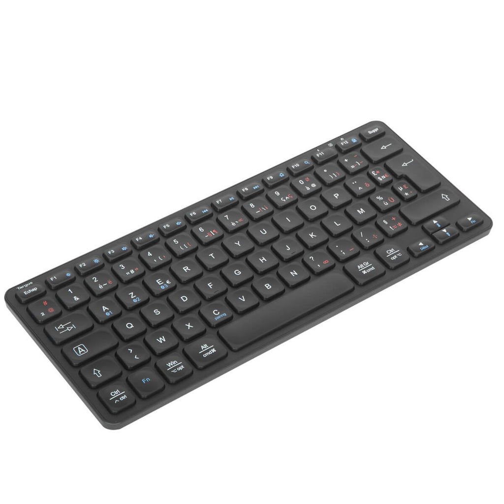 Targus Tastatur - Mehrgeräte - compact - antimicrobial - TL: Französisch, AZERTY, Ansicht 2