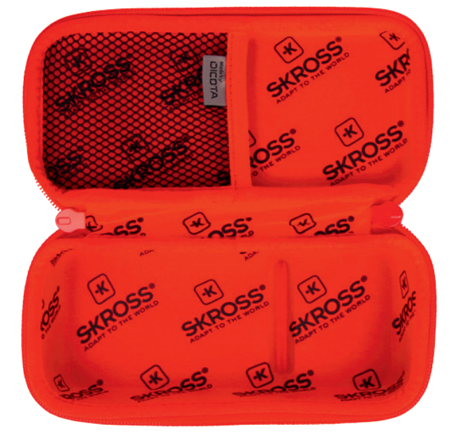 SKROSS Power Case - Schwarz - Rot, Ansicht 3