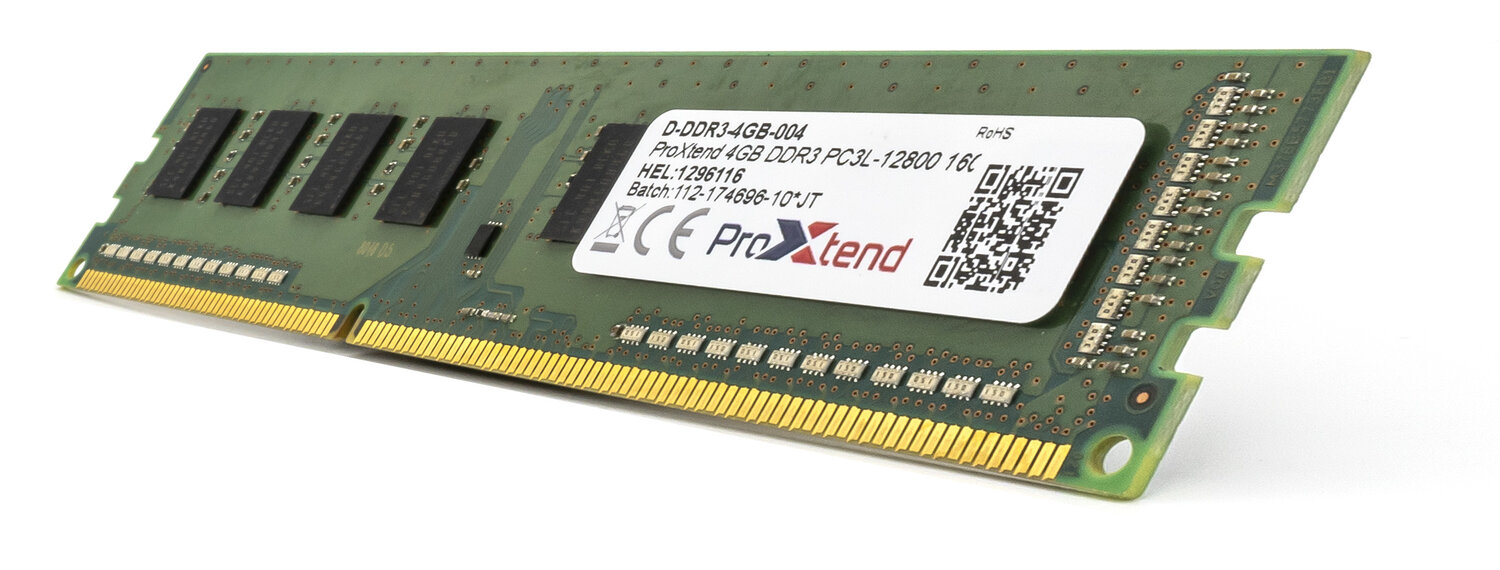 ProXtend DDR3L - Modul - 4 GB - DIMM 240-PIN, Ansicht 2