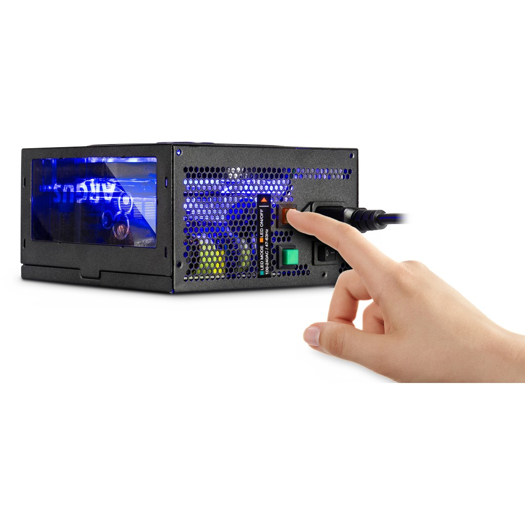 Inter-Tech Argus RGB-600W II - Netzteil (intern) - ATX12V 2.3, Ansicht 3