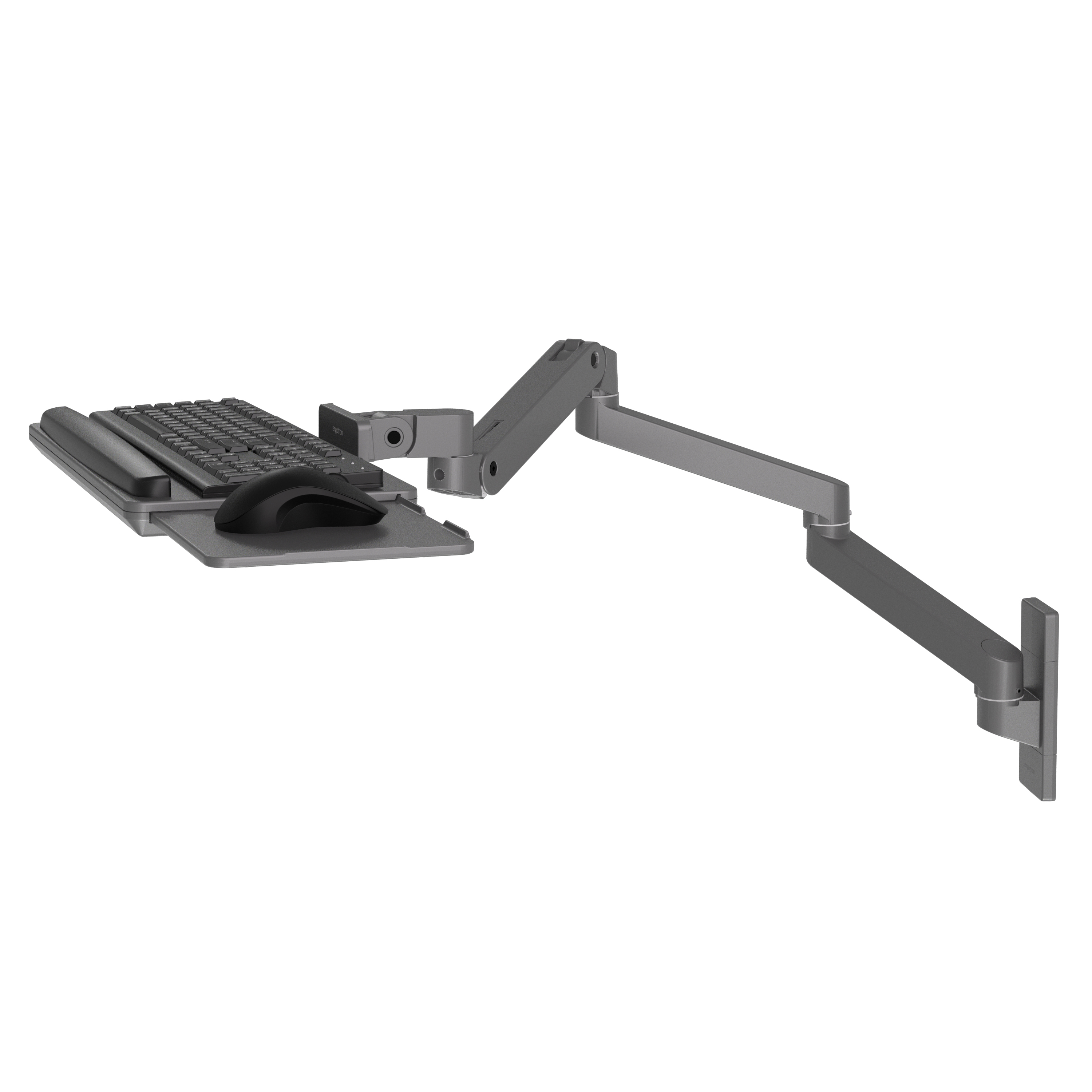 Ergotron LX Pro - Tastatur-/Mausablage mit Stützarmhalterung - Dunkelgrau, Ansicht 2