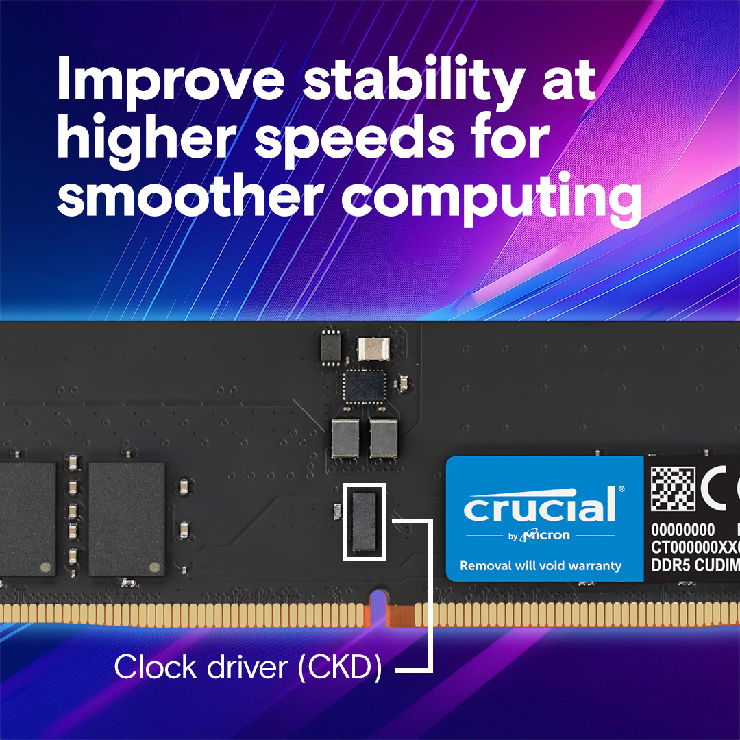 Crucial DDR5 - Modul - 32 GB - DIMM 288-PIN, Ansicht 4