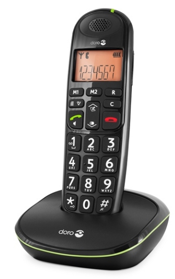Doro PhoneEasy 100w - Schnurlostelefon mit Rufnummernanzeige, Ansicht 2