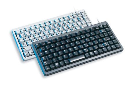Cherry Compact-Keyboard G84-4100 - Tastatur - USB - TL: Schweiz, QWERTZ, Ansicht 2