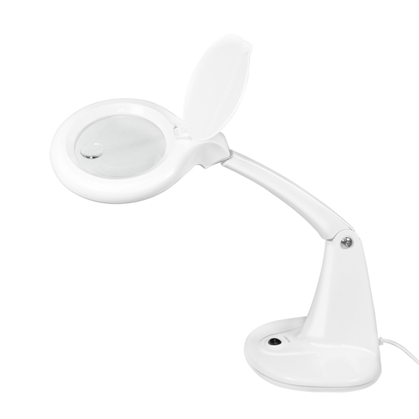 LogiLink WZ0059 - Lupenleuchte LED O 100 mm Echtglaslinse 3 und 12 Dioptrien, Ansicht 4