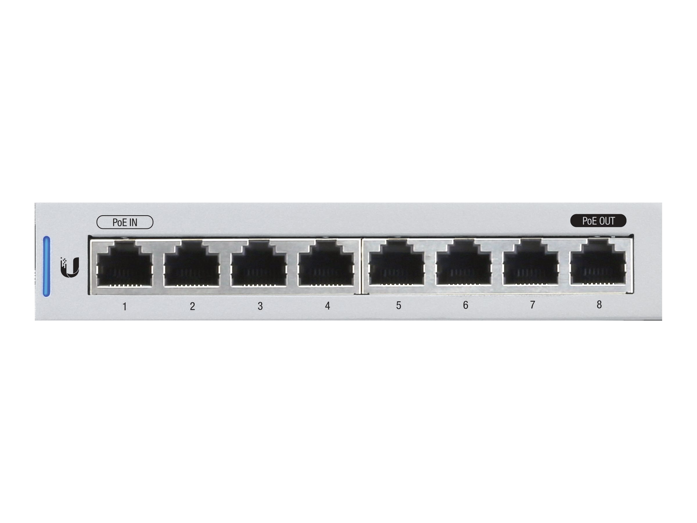 Ubiquiti UniFi Switch US-8 - Switch - managed - 7 x 101001000 + 1 x 101001000 (PoE Durchführung)