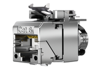 Telegärtner Karl Gärtner Telegärtner 100023209 - RJ-45/11/12 - Silber - Weiblich - Gerade - Nickel - IP2X, Ansicht 2